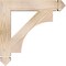 Ekena Millwork Westlake Arts & Crafts Smooth Bracket, Douglas Fir, 3 1/2"W x 22"D x 22"H BKT04X22X22WTL03SDF - alternate 3